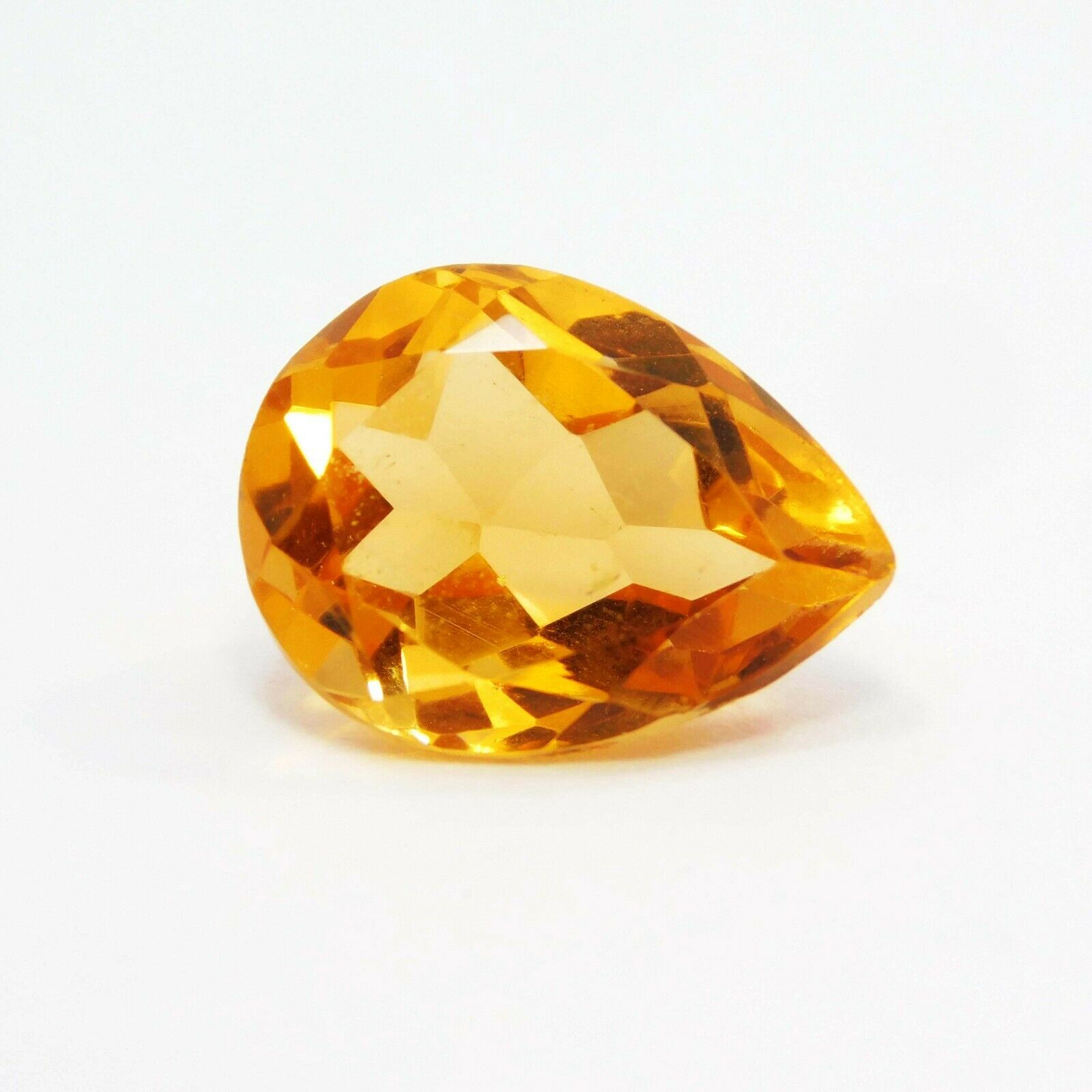 Certified Rare Loose Gemstones Beautiful Orange Color Citrine Gemstones