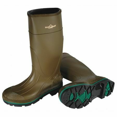 Honeywell Servus 75120/7 Knee Boots,size 7,15" H,olive,plain,pr