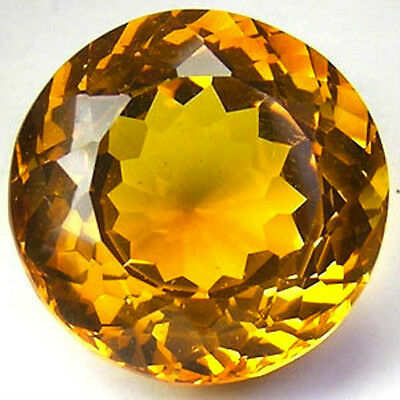 Masterpiece Collection: Round Faceted Genuine (natural) Golden Citrine (2-7mm)
