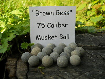 Rare Vintage Antique Revolutionary War Relic 75 Caliber Brown Bess 1 Musket Ball