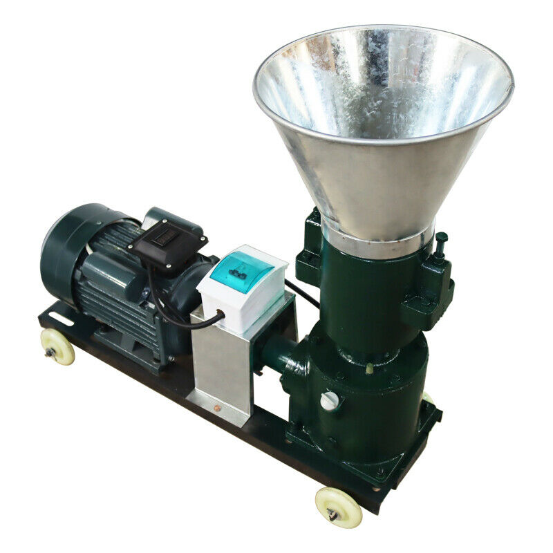 220v Feed Pellet Machine 5mm Continuous Output Feed Pellets Animal Feeding