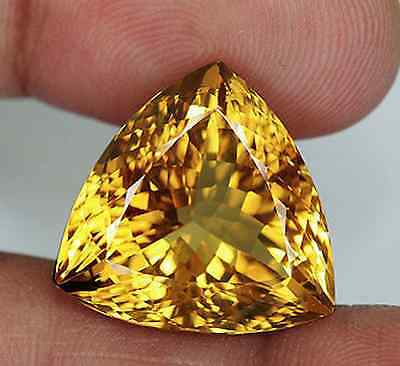 Genuine (natural) Golden Citrine Aaa Trillion Loose Gemstones (3x3mm - 13x13mm)