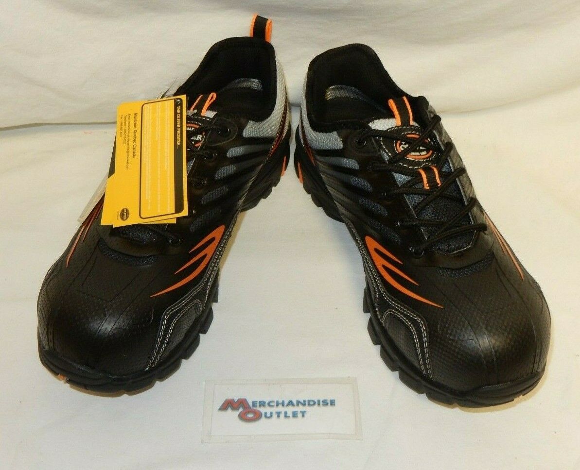 Oliver - Men's Black/orange Fixit Series Steel Toe Shoes (size: 10.5)